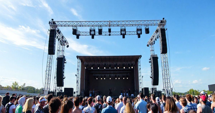 Locação de palco preço acessível e eficiente