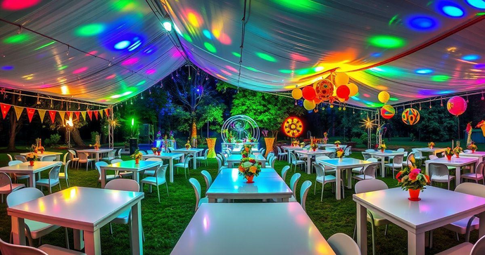 Mesas de plástico para alugar: a solução prática para eventos e festas