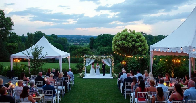 Aluguel de tendas para casamento preço: como escolher a melhor opção sem comprometer o orçamento