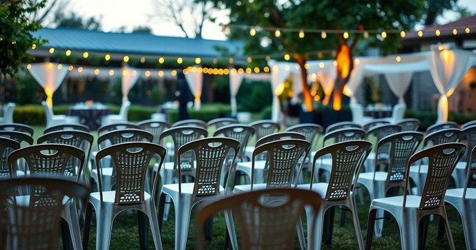 Locação de cadeiras plásticas é a solução ideal para eventos de sucesso