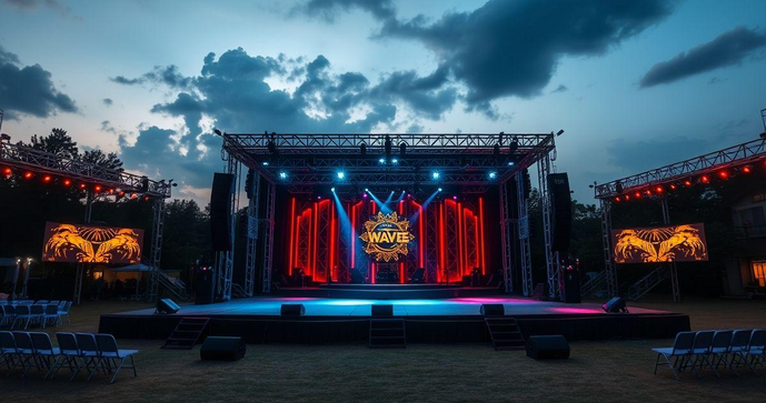 Locação de palco para eventos é essencial para o sucesso da sua festa ou apresentação