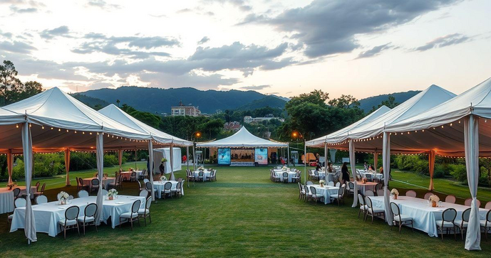 Locação de Tendas e Coberturas para Eventos: Tudo Que Você Precisa Saber