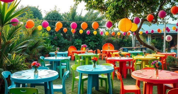 Aluguel de Mesas de Plástico para Festa: Como Escolher a Ideal