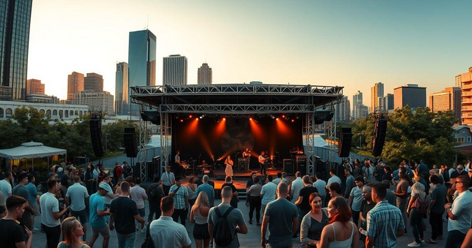 Locação de palco para eventos: como escolher a melhor opção para sua produção