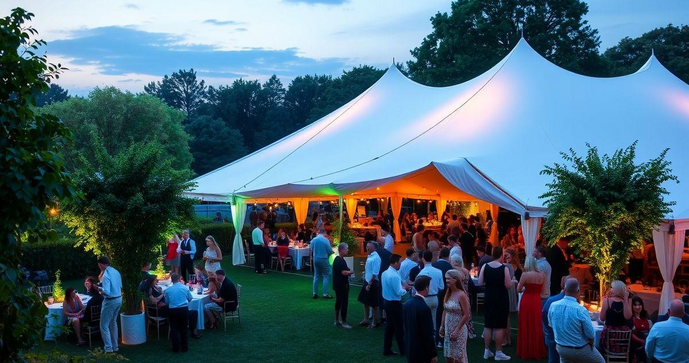 Locação de tendas para eventos: como escolher a opção ideal para sua festa